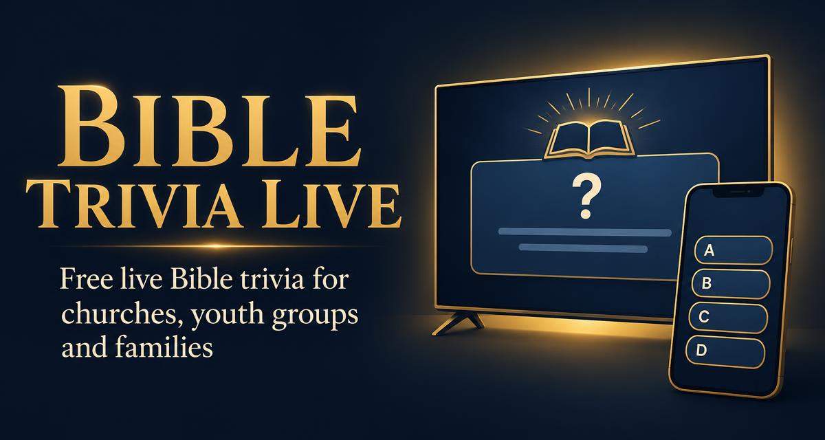 Bible Trivia Live — Free Live Bible Trivia Game for Groups